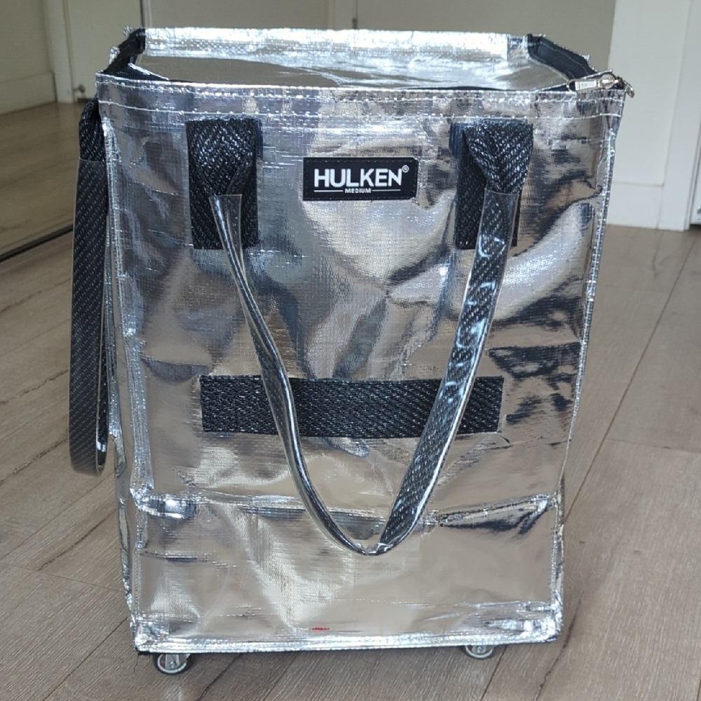 Hulken Med Silver Rolling Tote Bag